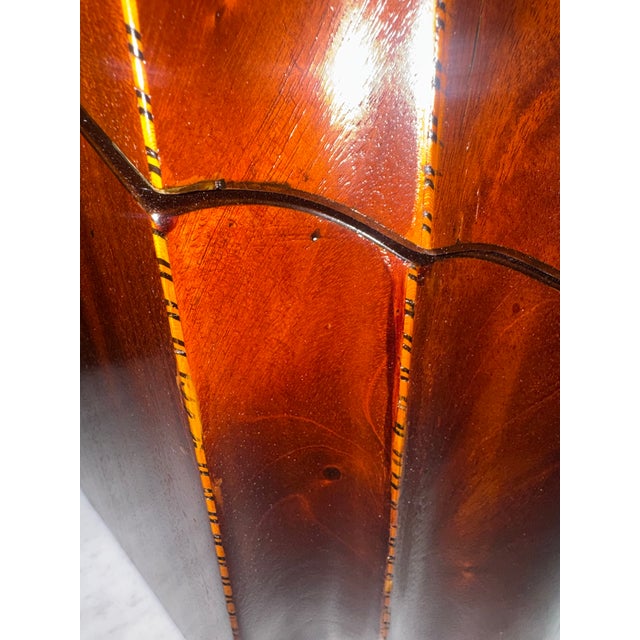 Wood Pair of 19th Century Mahogany Letter Boxes With Satinwood Inlay For Sale - Image 7 of 10
