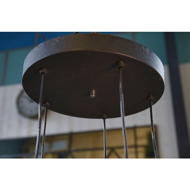 Chrome Metal Cascade Pendant Light from Massive Lighting, 1960s For Sale - Image 3 of 8