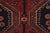 Red Sirjan Rug 5'2'' X 7'11'' Red Wool Tribal Semi-Antique Hand-Knotted Carpet For Sale - Image 8 of 15