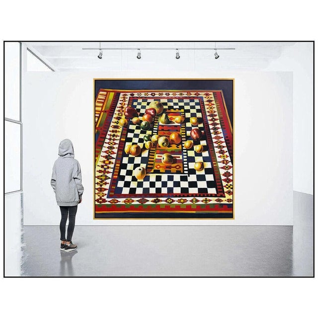 Message us to inquire about custom framing options! (Included for free with every purchase) The artwork here, "Fruit on...