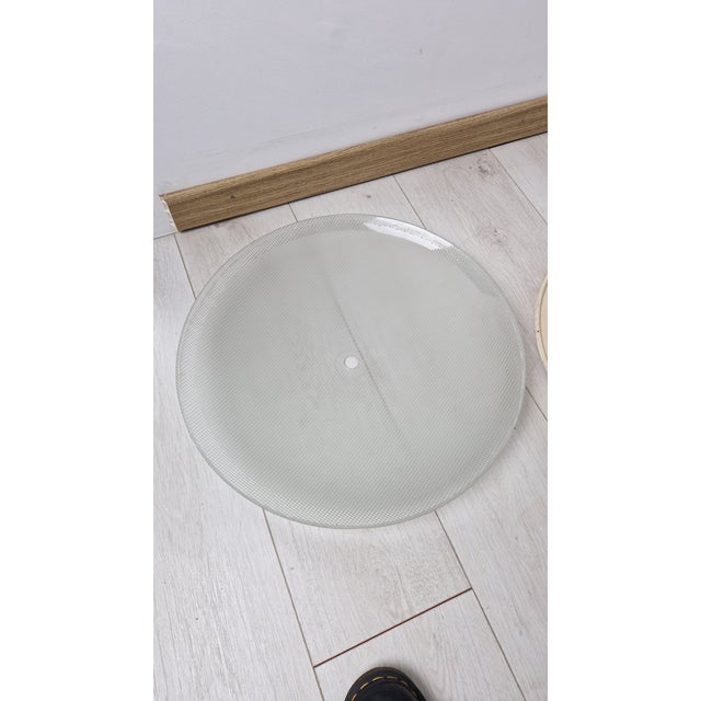 Stilnovo Ceiling Light in Aluminum, Glass, and Brass from Stilnovo, 1950s For Sale - Image 4 of 11