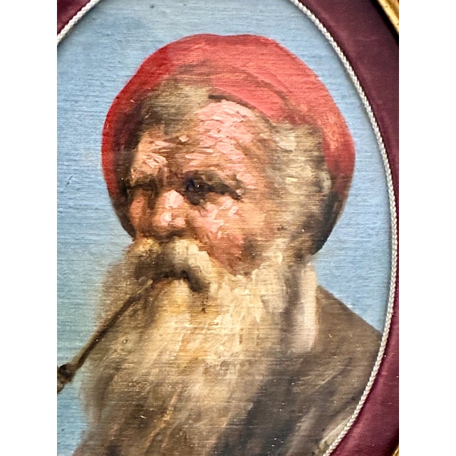 Traditional Pair of “Old World” Elder Portraits in Giltwood Frames For Sale - Image 3 of 8