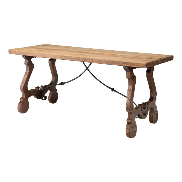 Vintage Spanish Style Dining Table, 1930 For Sale