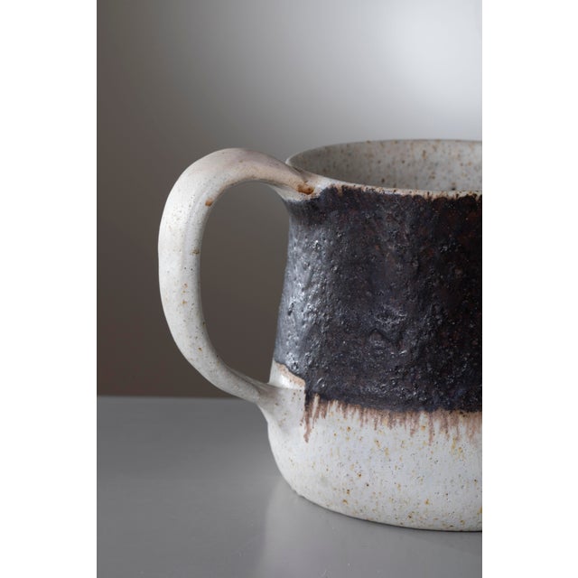 Minimalist Stoneware Pitcher by Bruno Gambone, Italy, 1960s For Sale - Image 4 of 10