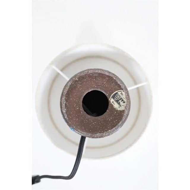 Textile Vintage Danish Ceramic Table Lamp from Michael Andersen & Son, 1960s For Sale - Image 7 of 15