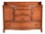 Federal Cherry Wood Serpentine Front Sideboard Buffet by Morganton, Circa 1950s For Sale