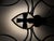 Hand-Forged Cross Spider Wall Lamp, 1960s For Sale - Image 3 of 17