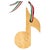 2020s Fernando Codognotto, Musical Note, 2022, Wood For Sale - Image 5 of 5