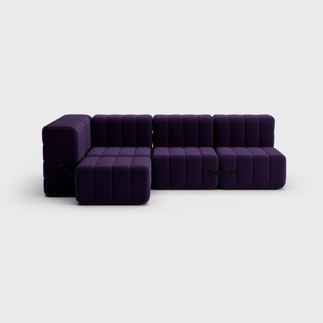 Not Yet Made - Made To Order Small Flexible Corner Sofa by Ambivalenz, Set of 9 For Sale - Image 5 of 5