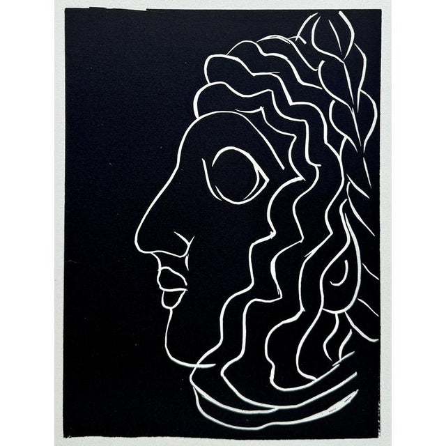 Henri Matisse (1869-1954) Profile - Sumerian head Engraving, 1944 Unsigned On heavy vellum, 33 x 24 cm format Very good...