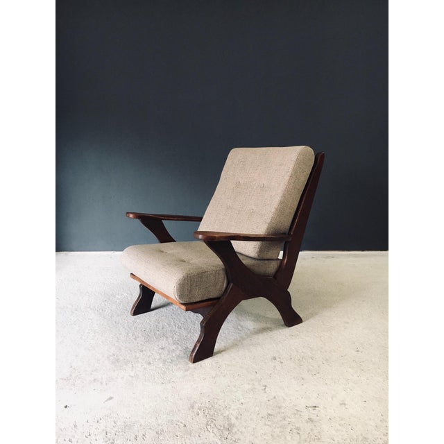 Rustic X Frame Lounge Chairs, Belgium, 1950s, Set of 2 For Sale - Image 18 of 18