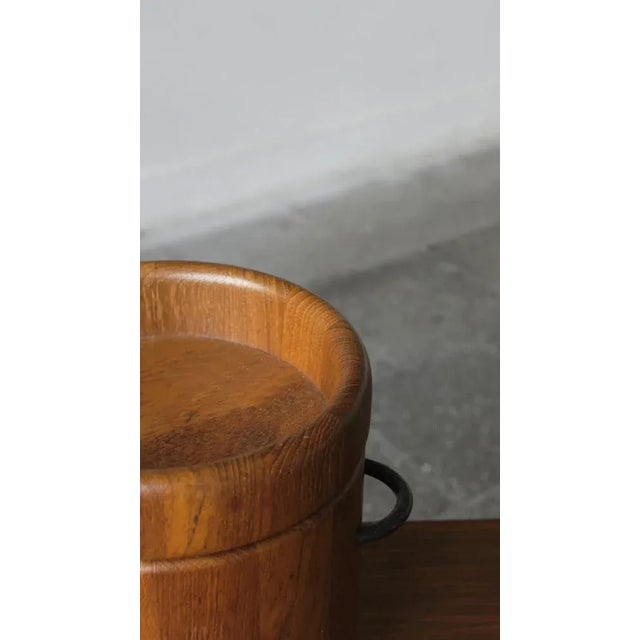 Mid-Century Modern Mid-Century Teak Ice Bucket from Digsmed, 1960s For Sale - Image 3 of 5