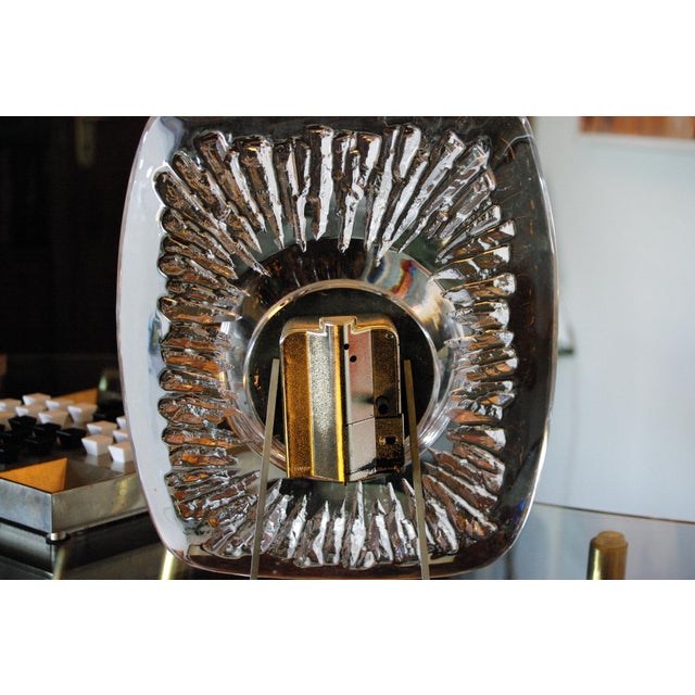 Crystal Table Clock from Daum, France, 1960s For Sale - Image 8 of 11