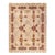 Eclectic, One-of-a-Kind Hand-Knotted Area Rug in Ivory, 9' 0" x 11' 7" For Sale