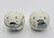 Emilia Castillo 1980s Emilia Castillo Pure Silver & Porcelain Salt & Pepper Shakers, Mexican Modernism For Sale - Image 4 of 18