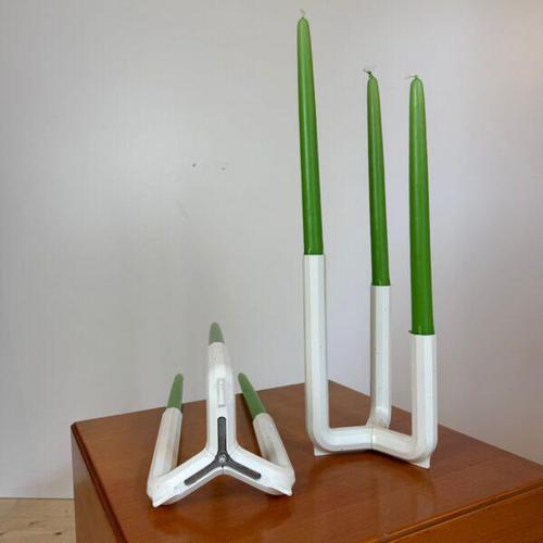 Candle Holders, Sweden, 1970s, Set of 2 For Sale - Image 3 of 6