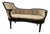 Vintage French Regency Fainting Couch With Ornate Upholstery For Sale