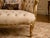 1970s French Louis XVI Tan Velvet Gold Settee For Sale - Image 6 of 8