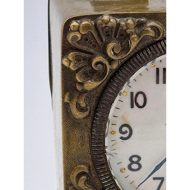 Early 20th Century Roman Bronze Clock For Sale - Image 6 of 10