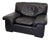 Vintage Chair in Black Leather from Roche Bobois, 1990 For Sale