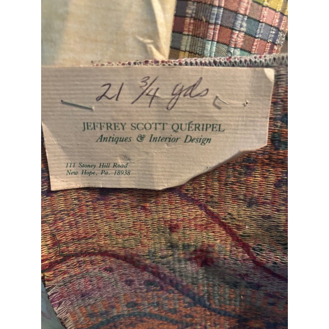 American 21 3/4 Yards of Paisley Fabric For Sale - Image 3 of 4