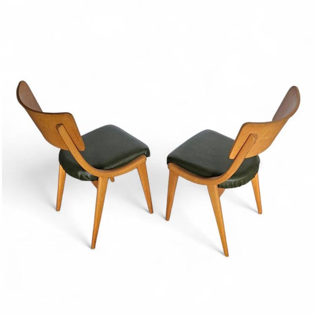 Tan Wooden Benchairs 136 Dining Chairs from Stol Kamnik, Slovenië, 1960s For Sale - Image 8 of 18