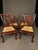 Wood Antique Chippendale Style Mahogany Side Chair Set of 4 With Floral Upholstery, C. 1890 For Sale - Image 7 of 16