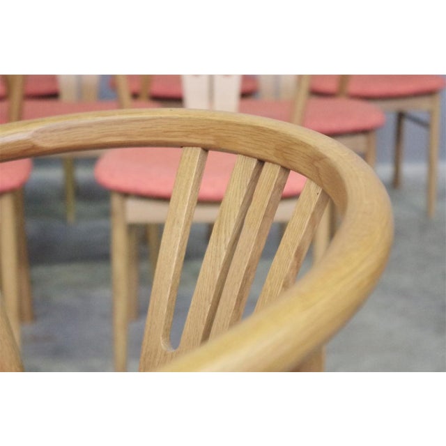 Modern Oak & Bentwood Dining Chairs, 1990s, Set of 11 For Sale - Image 17 of 18