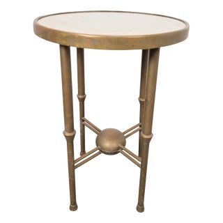 Art Deco Round Copper Side Table by P. Cool, 1933 For Sale