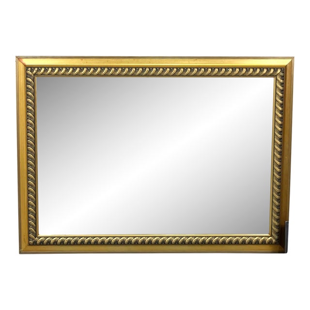 2010s Gold Frame Mirror For Sale