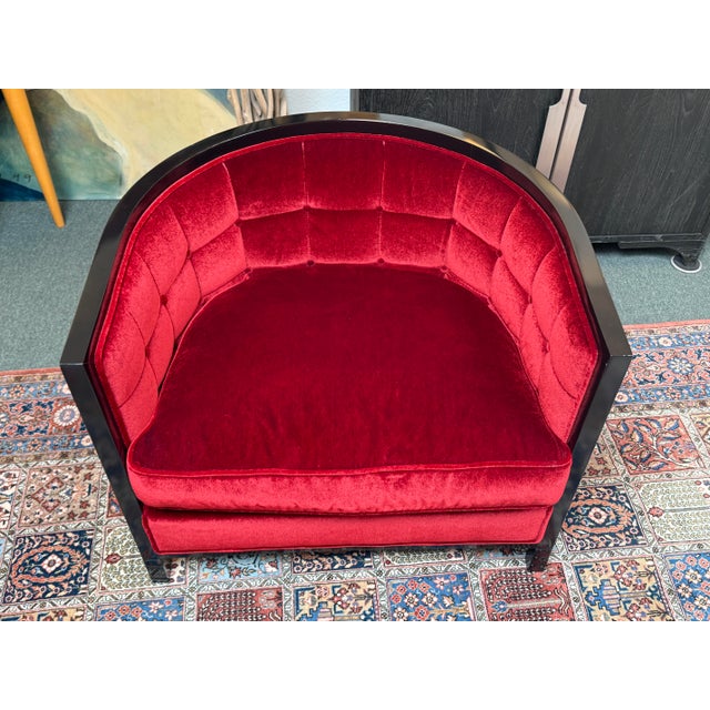 Contemporary Laura Kirar by Baker Furniture Archetype Tub Chair For Sale - Image 3 of 12