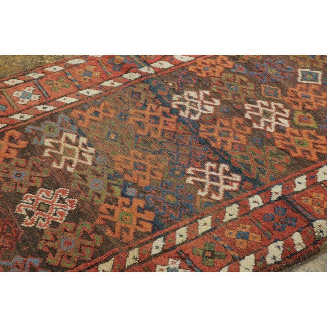 Traditional Antique Persian Geometric Wool Rug by Rug & Kilim, 1900-1919 For Sale - Image 3 of 8