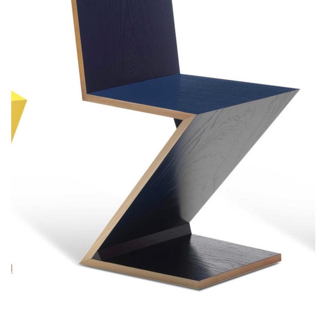 Not Yet Made - Made To Order Zig Zag Chair by Gerrit Thomas Rietveld For Sale - Image 5 of 14