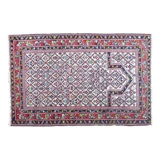 Vintage Turkish Prayer Rug For Sale