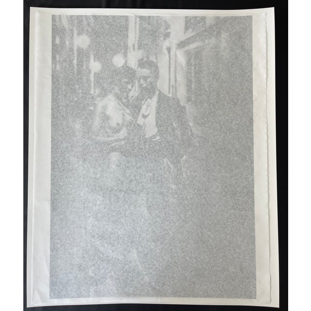 Pop Art "Rue Aubriot With Nude Model, Paris 1975" Vintage Silver Gelatin Print by Helmut Newton. For Sale - Image 3 of 9