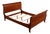 Ethan Allen Medallion Collection Cherry Queen Sleigh Bed For Sale