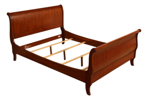 Ethan Allen Medallion Collection Cherry Queen Sleigh Bed