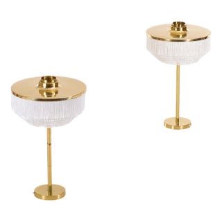 Model B-138 Brass Table Lamps from Hans-Agne Jakobsson, 1960s, Set of 2 For Sale