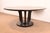 Contemporary Barbara Barry for Baker Furniture Modern Art Deco Mahogany Pedestal Dining Table, Newly Refinished For Sale - Image 3 of 10