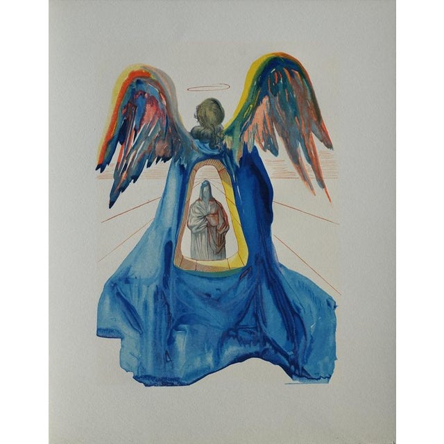 Salvador Dali, Dante Purified, Woodcut For Sale - Image 8 of 8