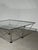 Chrome & Glass Geometric Coffee Table For Sale - Image 5 of 6