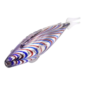 Vintage Murano Large Glass Mirrored Fish, Italy