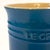 Ceramic Le Creuset 1 Liter Deep Teal Ombré Stoneware Utensil Crock - Out of Production For Sale - Image 7 of 9