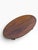 Traditional Vintage Refinished Oval Mahogany Frame Coffee Table With Storage Drawer and Carved Details For Sale - Image 3 of 11