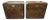Vintage Mastercraft Burl Wood & Brass Nightstands, Restored — Pair For Sale
