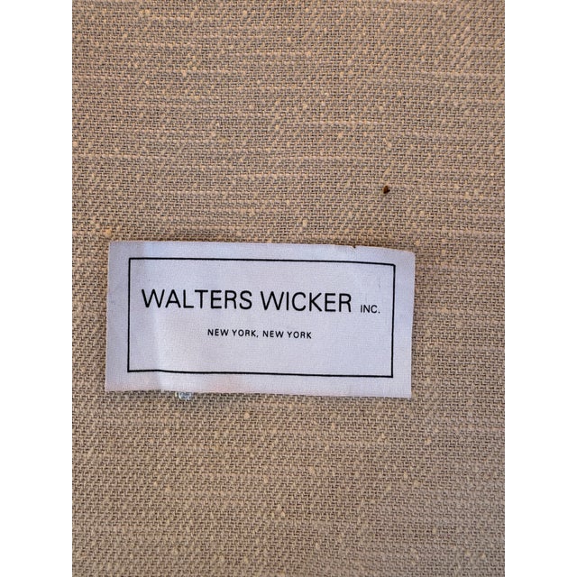 Walters Wicker Lounge Chair With Cushions For Sale In Boston - Image 6 of 8