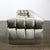 Platinum Mid-Century Harvey Probber 4-Piece Deep Tufted Modular Sofa in Platinum Velvet For Sale - Image 8 of 17