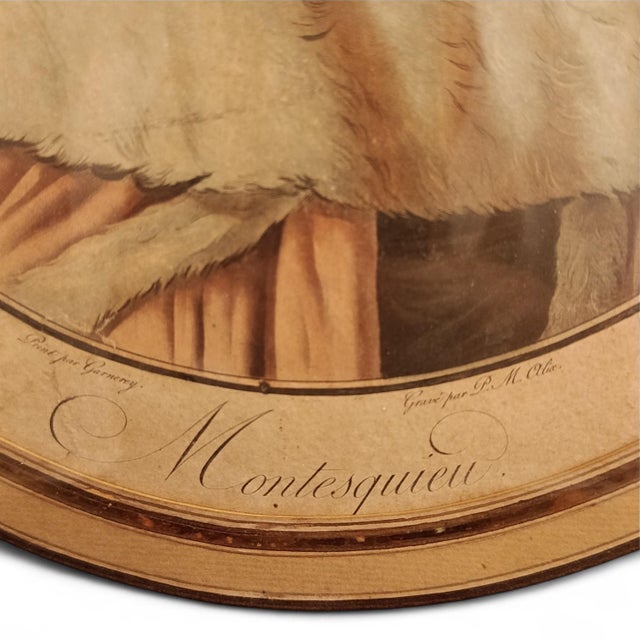 Pierre Michel Alix, Great Men, 18th Century, Engravings, Set of 7 For Sale - Image 9 of 16