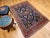 Antique Mahal Sultanabad Rug, Hand-Knotted Wool, Geometric Pattern, 4x7, Navy & Red For Sale - Image 11 of 18