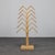 This geometric abstract sculpture by herma steur is executed in solid oak and defined by clarity, rhythm and structural...